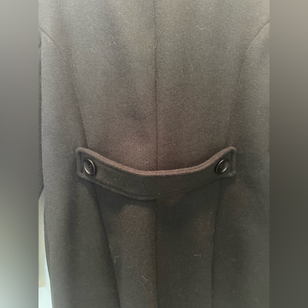 NWOT Chouyatou Wool Blend Over Coat‎ in Black. Size L - Picture 8 of 10